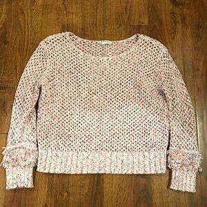 Club Monaco speckled open knit Sweater